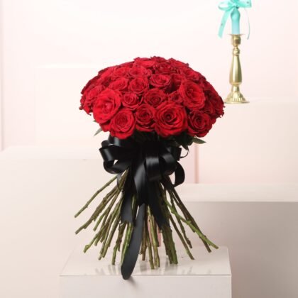 50 Red Roses Bouquet 1