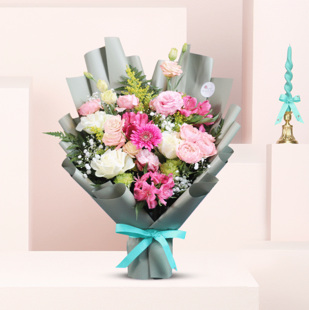 Elegant Pink Bouquet 1
