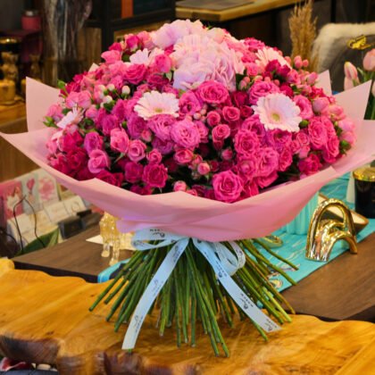 Pink Garden Blooms 1