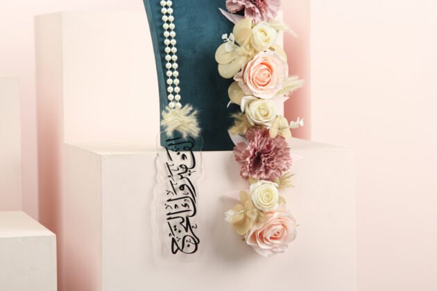 Pink Artificial Graduation Crown 3