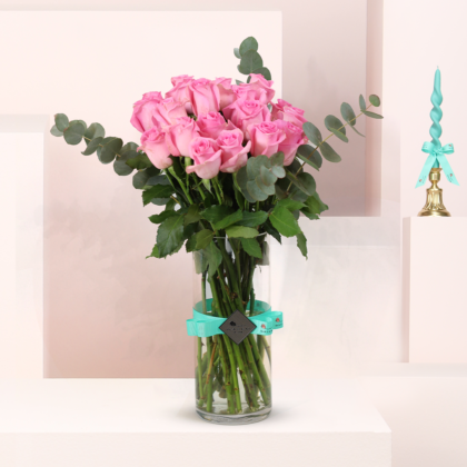 Pink Rose Vase 1
