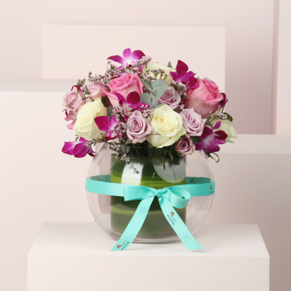 Pink Lily Vase 1