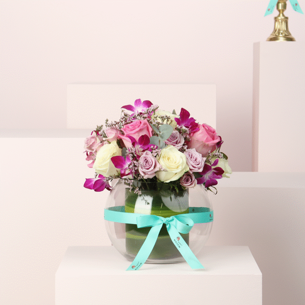 Pink Lily Vase 2