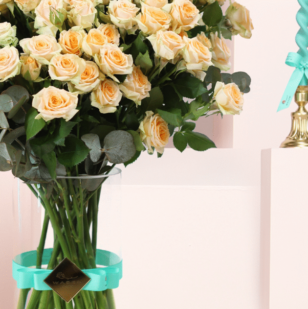 Pastel Baby Rose Vase 2