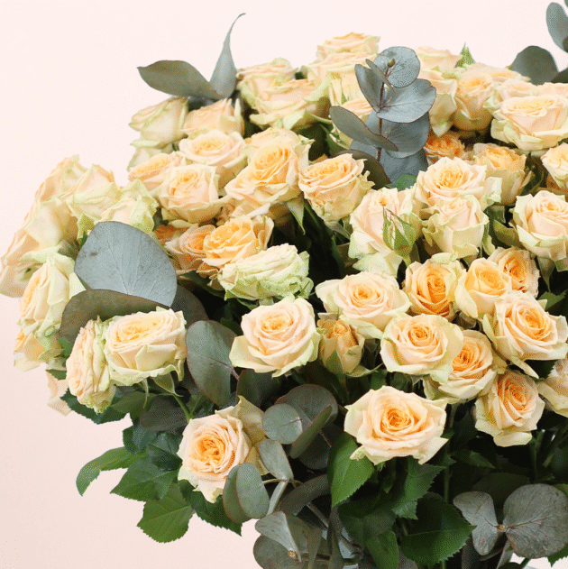 Pastel Baby Rose Vase 3