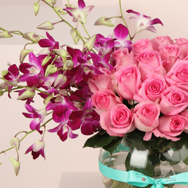 Pink Orchid Purity Vase 2