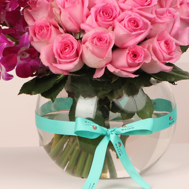 Pink Orchid Purity Vase 3