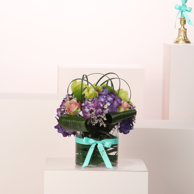 Purple Hydrangea Vase 2