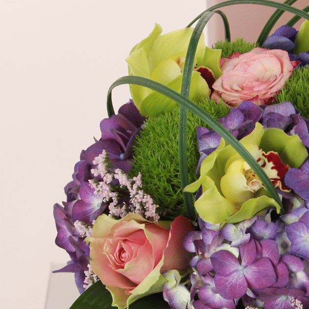 Purple Hydrangea Vase 4